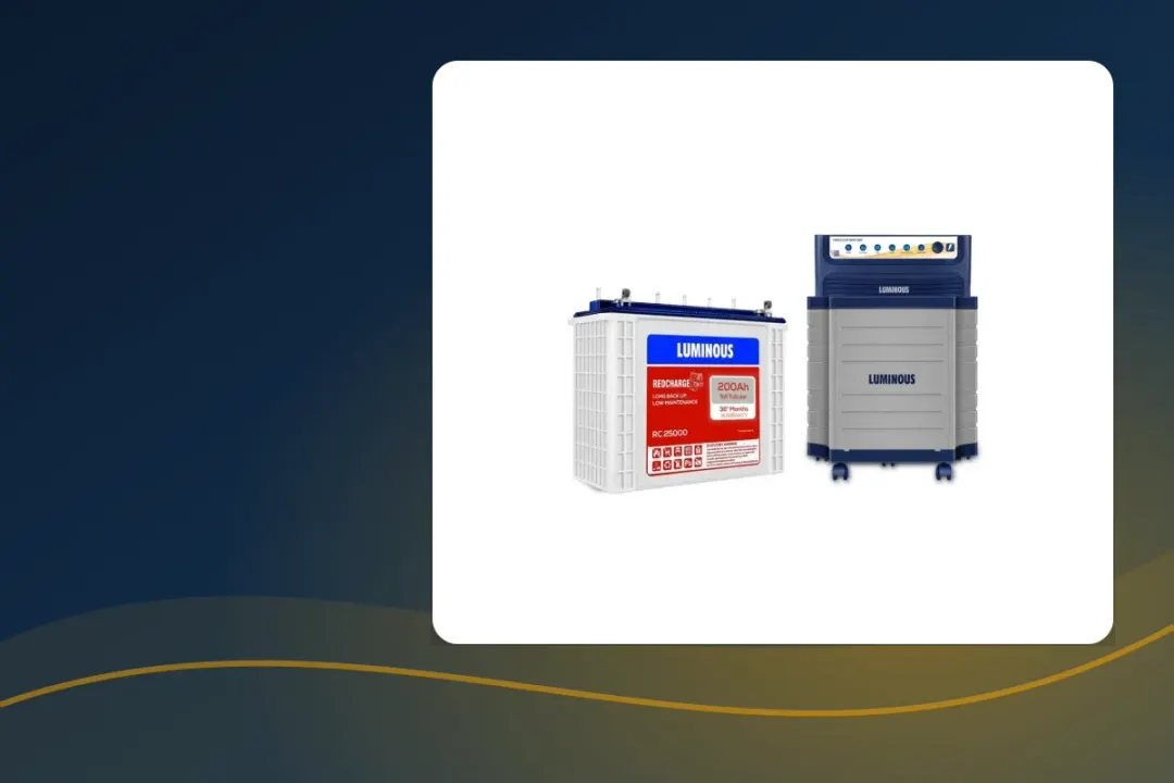 Inverter + battery + trolley