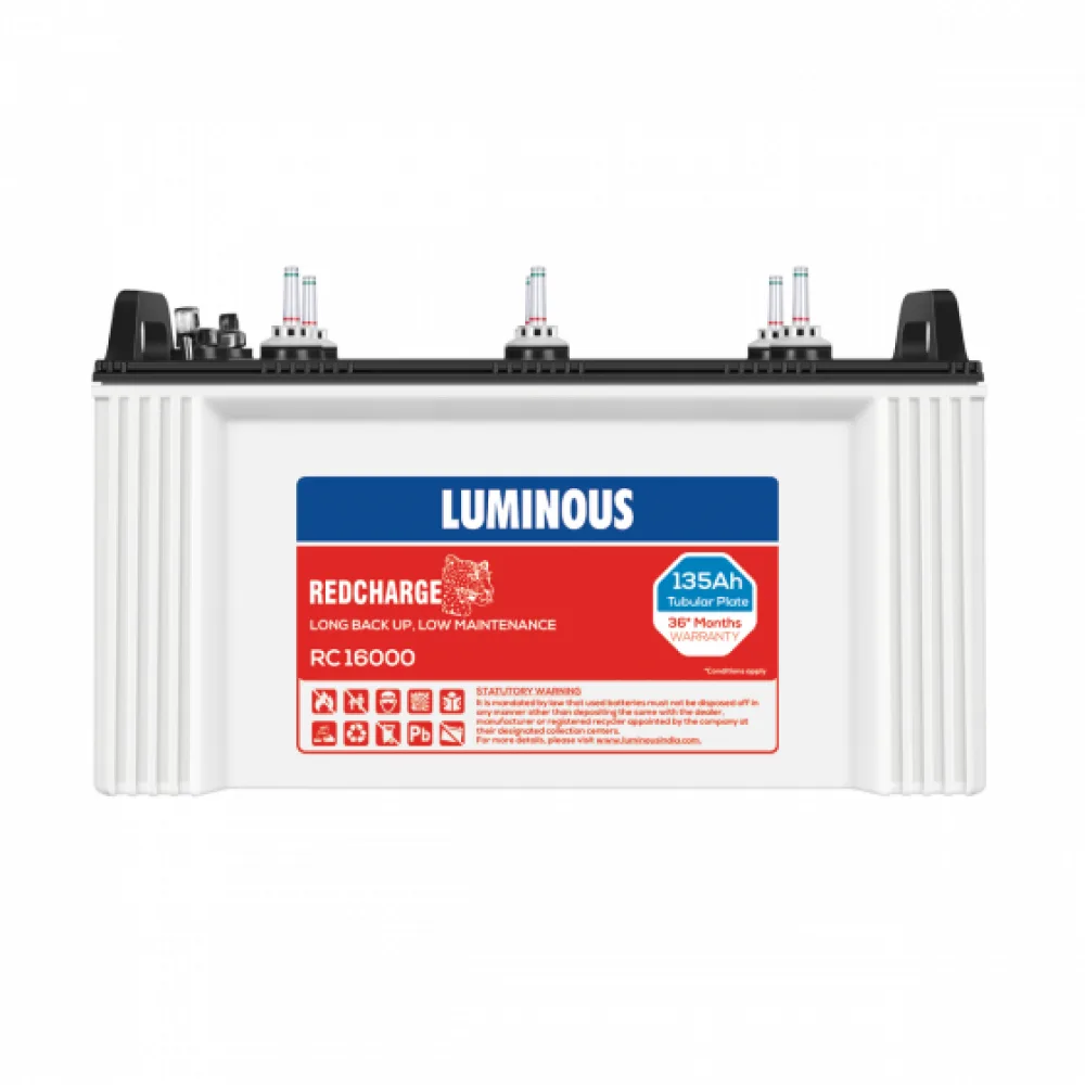 Luminous RC16000 (135AH) short tubular battery